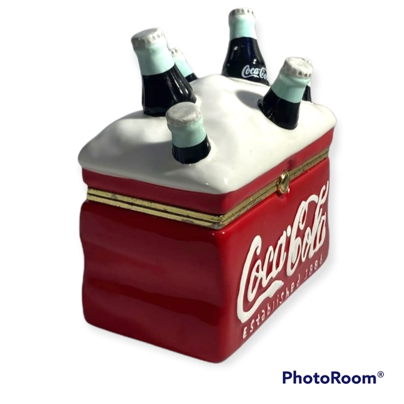 Vintage Collectibles Coca Cola Jewerly Ceramic Box - Picture 6 of 10
